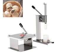 Macchina for Baozi con pressa for pasta, macchina manuale for la produzione di panini Bao cinesi, set di utensili for la cottura al vapore ripieni in acciaio inossidabile, for uso domestico
