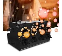 Macchina for bolle di fumo e nebbia a LED, con luci e telecomando wireless, effetto, luce LED 48x3W, 4 ugelli, adatta for palchi, feste, matrimoni 3000W