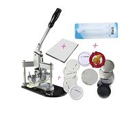 Macchina for bottoni in alluminio con bottone 100 set + stampi intercambiabili taglierina circolare e macchina for for badge,Professionista del fai da te(56MM)