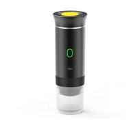Macchina for caffè espresso elettrica portatile USB, macchina for a capsule 3 in 1, piccolo riscaldamento wireless for auto e casa, viaggio in campeggio, 2500 mAh *(Noir)