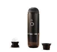 Macchina for caffè espresso portatile WL da 19 bar, riscaldamento automatico, capsule e macinato, macchina for caffè da viaggio, compatibile con campeggio e ufficio