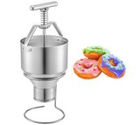 Macchina for ciambelle in acciaio inossidabile, macchina for ciambelle dalla forma perfetta e croccante, con supporto, leggera e facile da usare