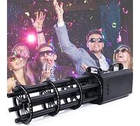 Macchina for coriandoli elettrica, Pistola for coriandoli portatile, Cannone for coriandoli elettronico Gatling, Pistola for atmosfera da discoteca a LED, Distanza del getto di 8-10 m