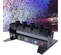 Macchina for coriandoli for matrimoni, cannone for coriandoli, controller DMX 512, 4 supporti, lancia coriandoli