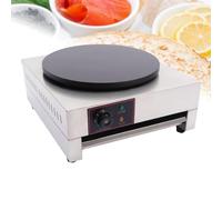 Macchina for crepes, macchina for pancake da 3000 W, 110V~240V Macchina for cuocere pancake da 16 pollici Teglia elettrica for crepe con scaldavivande a cassetto con vassoio antiaderente estraibile