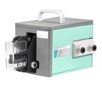 Macchina for Crimpare Terminali Pneumatica, Strumento di Crimpatura Pneumatico, Strumento for Collegamento Filo Alimentato ad Aria 1.3T, con 4 Set di Matrici, Interruttore a Pedale