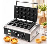 Macchina For Cuocere Crostate Di Pasticceria | Corpo In Acciaio Inossidabile Ispessito, Cavità Con Rivestimento Antiaderente, Configurazioni A 2 Cavità(7Square+8Round)