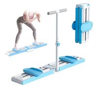 Macchina for esercizi di sci, simulatore , braccioli rimovibili, macchina multifunzione for cardio, for principianti indoor(Blue)