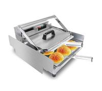 Macchina for fare hamburger elettrici, macchina for riscaldare panini for hamburger elettrici da 2000 W, tostapane for sandwich, regolatore di temperatura 50-300 ℃, macchina for riscaldare hamburger