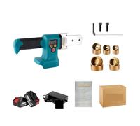 Macchina For Fusione A Caldo Ricaricabile Da 1400 W 320° 588 VF, Saldatrice For Tubi Ad Acqua PPR Senza Fili, For Plastica For Batteria 21 V E 18(2 Battery)