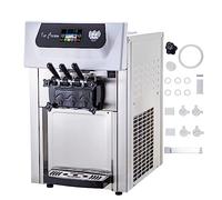 Macchina for gelato soft commerciale 3 gusti con preraffreddamento, 200w da tavolo commerciale con pannello intelligente lcd