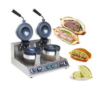 Macchina for hamburger, macchina for hamburger con doppia testa for gelato, pressa for hamburger commerciale, macchina for waffle antiaderente for hamburger.