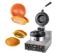 Macchina for hamburger, pressa elettrica for hamburger UFO, macchina for waffle, controllo della temperatura 50-300 °C, impostazione del tempo 0-5 minuti, macchina for hamburger con gelato, uso domest