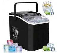 Macchina for il ghiaccio da banco con cestello for il ghiaccio e paletta,9 cubetti di proiettili in 7 minuti,12kg al giorno,for casa,cucina, ufficio