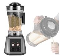 Macchina for il latte di soia completamente automatica, frullatore commerciale da 5,5 litri, 48.000 giri/min, 8 lame, 9 velocità regolabili, frullatore, design con riduzione del rumore