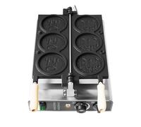 Macchina For Il Pane Commerciale Con D'oro, For Pasticceria Elettrica A Tre Cavità For Snack Al Formaggio, Dessert Virale Coreano, Facile Da Usare Facile Da Pulire