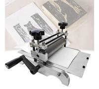 Macchina for incidere manuale, piccola macchina da stampa da tavolo con altezza del rullo regolabile, laminazione ideale for intaglio e rilievo, stampe artistiche nitide