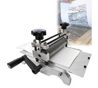 Macchina for incidere Manuale, Piccola Macchina da Stampa Tavolo, e for Incisione compatta, Piatta con Altezza del Rullo Regolabile, laminatrice, Ideale for rotocalco, goffratura
