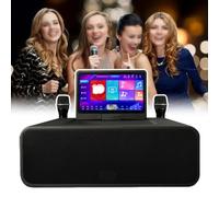Macchina For Karaoke Da 10,1" Con 2 Microfoni - Altoparlante + Amplificatore + Touchscreen Tutto In Uno, Richiesta Di Brani Ad Attivazione Vocale, Supporta Proiezione, For Guardare TV/film(1TB)