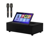 Macchina For Karaoke Touch Screen Da 12,2 Pollici Altoparlante 800 W Microfoni Wireless Libreria Cloud Bluetooth WiFi KTV Domestico Riproduzione Chiara Del Suono