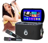 Macchina For Karaoke Wireless Con Touchscreen IPS Da 11,6" - 1+64 GB Di Spazio Di Archiviazione, Doppi Microfoni, Trasmissione Schermo HDMI +, Cache Brani Online, For Feste In Casa