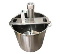 Macchina For La Cottura Di Salse Con Secchio Elettrico In Acciaio Inossidabile Da 40 Cm, Miscelatore Automatico For Soffritto Mescolare Energicamente
