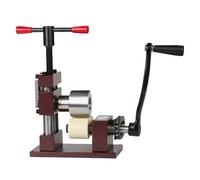 Macchina for la fabbricazione di braccialetti metallici a manovella, macchina piegatrice manuale for anelli di gioielli, for piegare e formare oro, argento, rame e altri gioielli(Red)