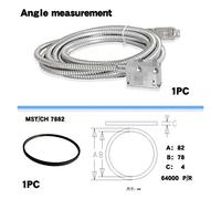 Macchina for la lettura del tornio della readout reado mini rotante LCD 2 3. Sensore di spostamento degli assi Kit display digitale per torre(7882)