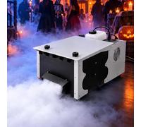 Macchina for la nebbia bassa da 1500W, macchina for la nebbia da terra | Con telecomando, copre un'area di 10-45 m², for Halloween, Natale, feste e performance DJ