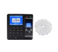 Macchina For La Presenza Di Impronte Digitali+codice+scheda Display A Colori Da 2,4 Pollici Non È Necessario Scaricare Il Software Generazione Rapporti Intelligenti Smart Attendance(M10H-10Wcard)