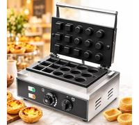 Macchina For La Produzione Di Crostate | Sistema Di Riscaldamento Rapido Da 1550 W, Timer Da 0 A 5 Minuti, Forme A Cavità Multiple(7Square+8Round)