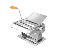 Macchina For La Produzione Di Pasta Manuale A Doppia Lama In Acciaio Inossidabile, Macchina For La Sfogliatura Della Pasta Multifunzionale A Manovella Facile Da Pulire