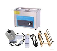 Macchina for la pulizia dei dischi in vinile a ultrasuoni, capacità 4,5/6 l, pulitore automatico for dischi con stendino, lavatrice for LP da 180 W, pulisce 8 dischi in vinile una volta(4.5L)