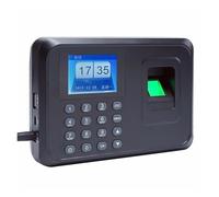 Macchina for la rilevazione delle impronte digitali biometrica da 2,4 pollici, scanner for USB, armadietto for cartellini orari, software gratuito con password for il sistema di sicurezza