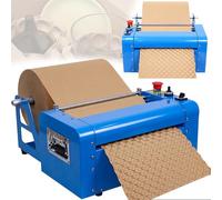 Macchina for la stampa di bolle di carta kraft commerciale, 20 m/min, 400 W, macchina for tamponi di carta for imballaggio, espansore di carta a fisarmonica, ammortizzazione e assorbimento degli urti