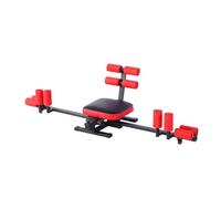 Macchina For L'allenamento For Lo Stretching Delle Gambe For Carichi Pesanti, For Da 330 Libbre, Attrezzatura For Regolabile 0 A 200 °, Con Schienale In Spugna(Red)