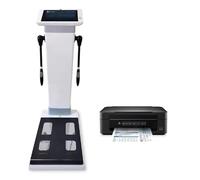 Macchina for l'analisi della composizione corporea con scanner, macchina for l'analisi della bioimpedenza con touch screen HD da 10,1 pollici, con stampante + rapporto di prova del corpo umano, misura