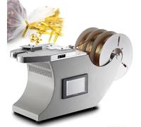 Macchina for legare a torsione for alimenti con chiusura elettrica for sacchetti, lunghezza di legatura 50-100 mm, macchina for legare a nodo automatico for giocattoli di pane e caramelle 600 W