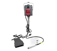 Macchina for lucidatura di gioielli con pedale del mulino ad albero flessibile mandrino da 4 mm, utensile rotante for intaglio pietre for foratura, fresatura e taglio(220)