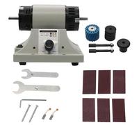 Macchina for lucidatura e goffratura della pelle, lucidatrice for gomma for smerigliatura dei bordi, lucidatrice for pelle, 350 W 0-8000 giri/min