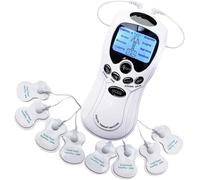 Macchina for massaggio meridiano digitale con 8 elettrodi Rilassa e rivitalizza in qualsiasi momento Massaggiatore domestico a impulsi a bassa frequenza a doppia uscita, for collo, vita e gambe 23.10.