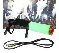 Macchina for nebbia CO2, macchina a getto di CO2 portatile, pistola for nebbia CO2, cannone a spruzzo CO2 LED RGB, macchina for fumo con effetti DJ for concerti, feste, bar, club