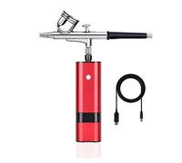 Macchina for pistola for trucco portatile con kit aerografo TM80 in mini compressore d'aria for apparecchiature di bellezza multifunzionali Applicazione multifunzionale(18cm)