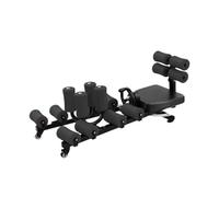 Macchina For Pressa For Gambe For Carichi Pesanti, For Allungamento Delle Da 440 Libbre,Attrezzatura For Stretching Regolabile 0 A 230°,Con Schienale E Rotelle(Black)