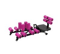 Macchina For Pressa For Gambe For Carichi Pesanti, For Allungamento Delle Da 440 Libbre,Attrezzatura For Stretching Regolabile 0 A 230°,Con Schienale E Rotelle(Color1)