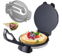 Macchina For Roti Maker, Chapati Maker Da 1400 W, Chapati Tortilla Maker Con Riscaldamento Bifacciale, Macchina For Pane Piatto In Acciaio Inossidabile, Rivestimento Antiaderente, For Crêpe