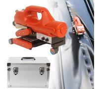 Macchina for saldatura di geomembrane in plastica da 800 W e 10 cm, macchina for saldatura a tunnel, saldatrice a cuneo in PE, PVC e EVA, strumento di sigillatura di strati di plastica