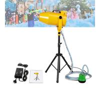 Macchina for Schiuma 1200 W for Feste, Gittata Di10ft Copertura Di 80 M² Macchina A Getto Schiuma Palcoscenici Parchi Divertimento Festival Musicali Giardini Piscine E Celebrazioni(Yellow)