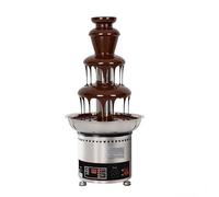 Macchina for sciogliere la fontana di cioccolato commerciale, cascata di cioccolata calda in acciaio inossidabile, for feste, riunioni, matrimoni, temperatura regolabile(4TIERS)