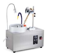 Macchina for sfaccettatura di pietre preziose, macchina for lucidatura e rettifica di giada da 180 W, velocità di rotazione regolabile da 0 a 2980 giri/min, lucidatrice angolare for gioielli in pietra